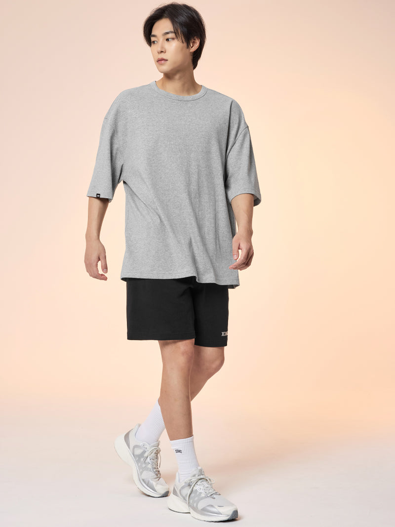 XEXYMENS XMMSH01J2 ロゴ入り ピケ・ベーシクショートパンツ