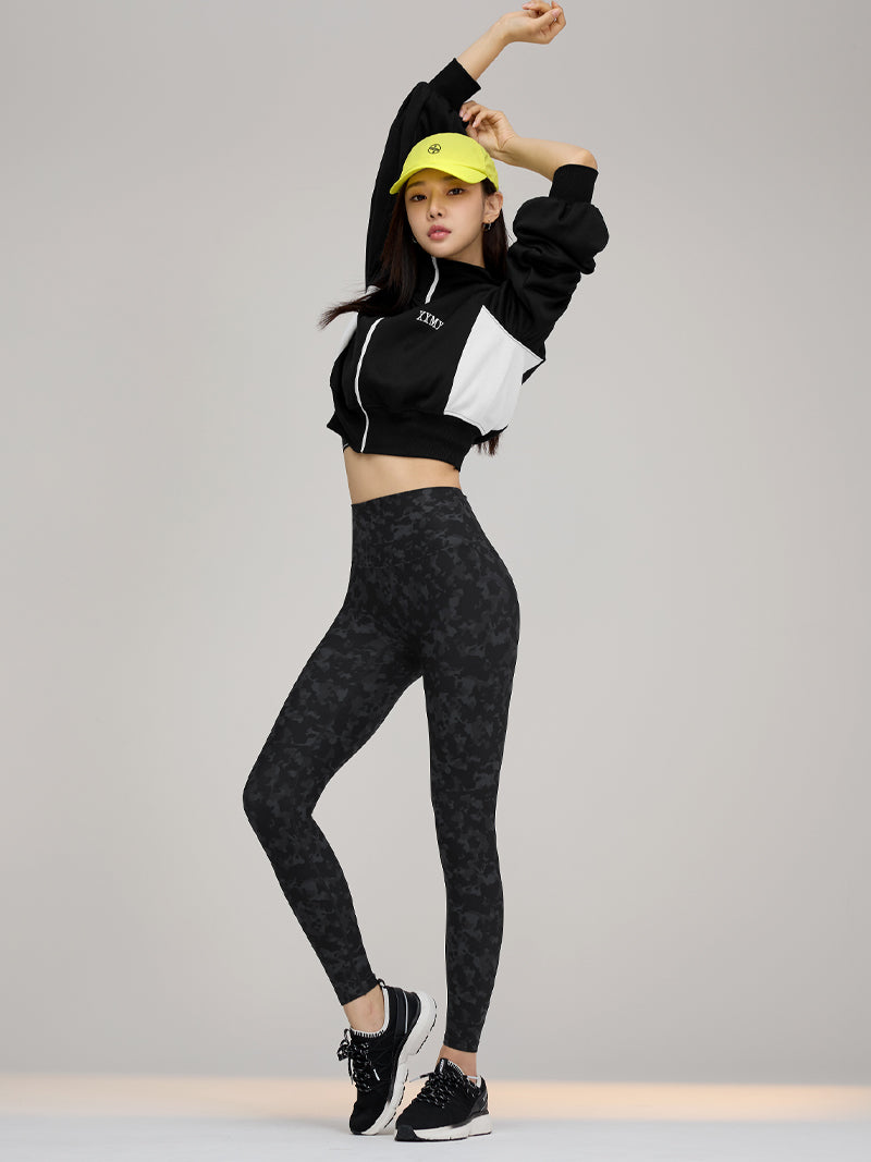 XWFLG06H3 XELLA INTENTION カモフラージュ 柄入り レギンス