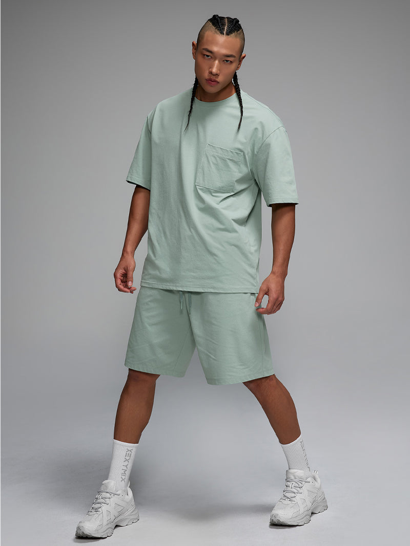 【MENS SET】エアメッシュ 半袖 & ショートパンツ