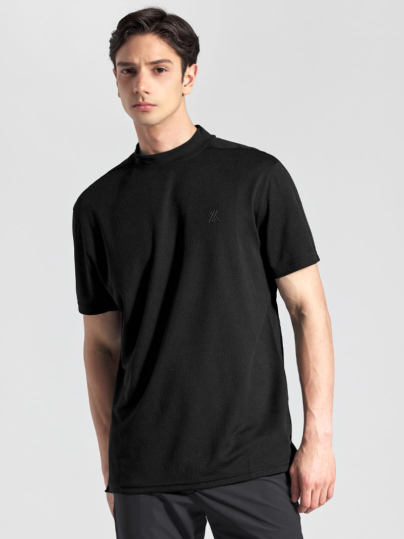 GT2164G モックネックテクニカル半袖