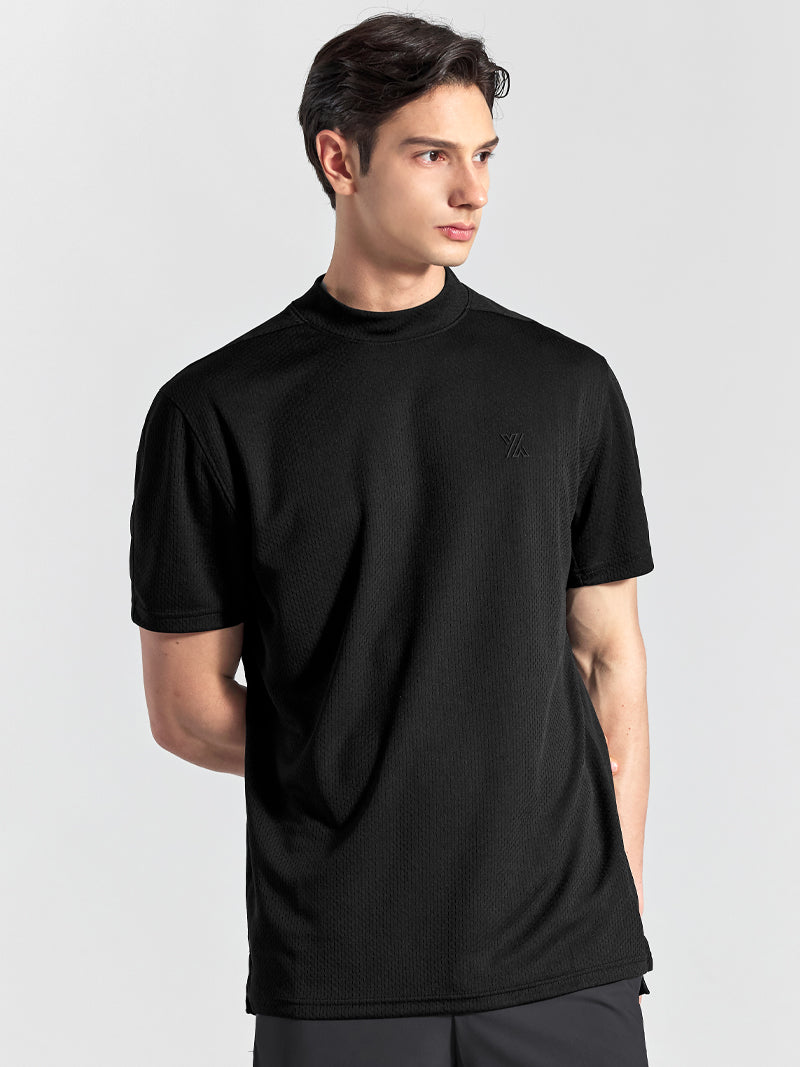 GT2164G モックネックテクニカル半袖