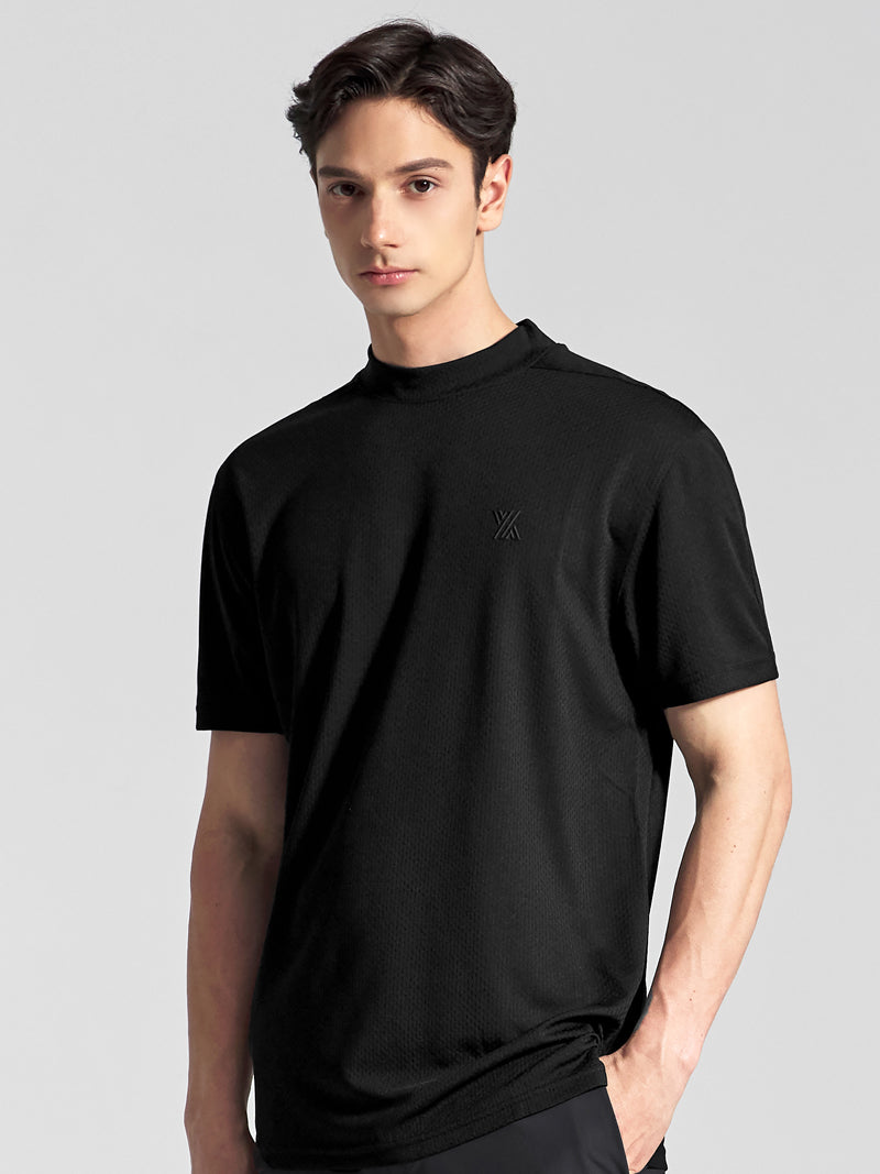 GT2164G モックネックテクニカル半袖