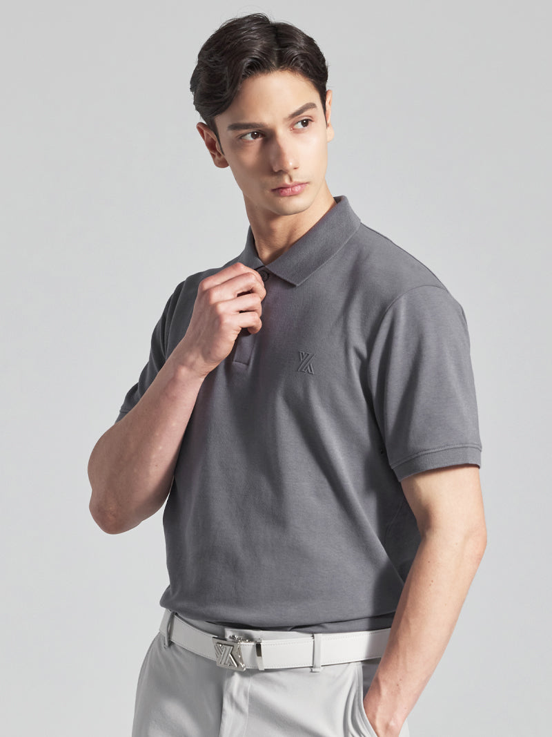 GT2166G ラウンディングポロシャツ半袖