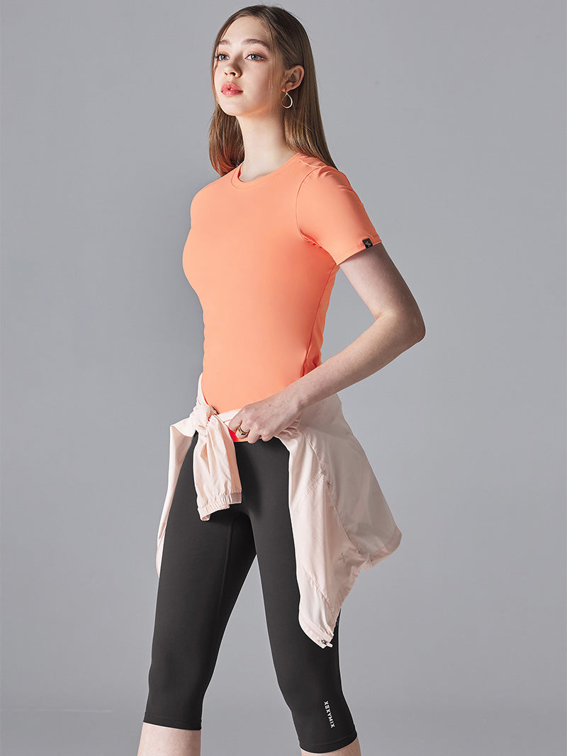 XWFMG01H2 BLACK LABEL シグネチャー300N 6.5分丈 レギンス