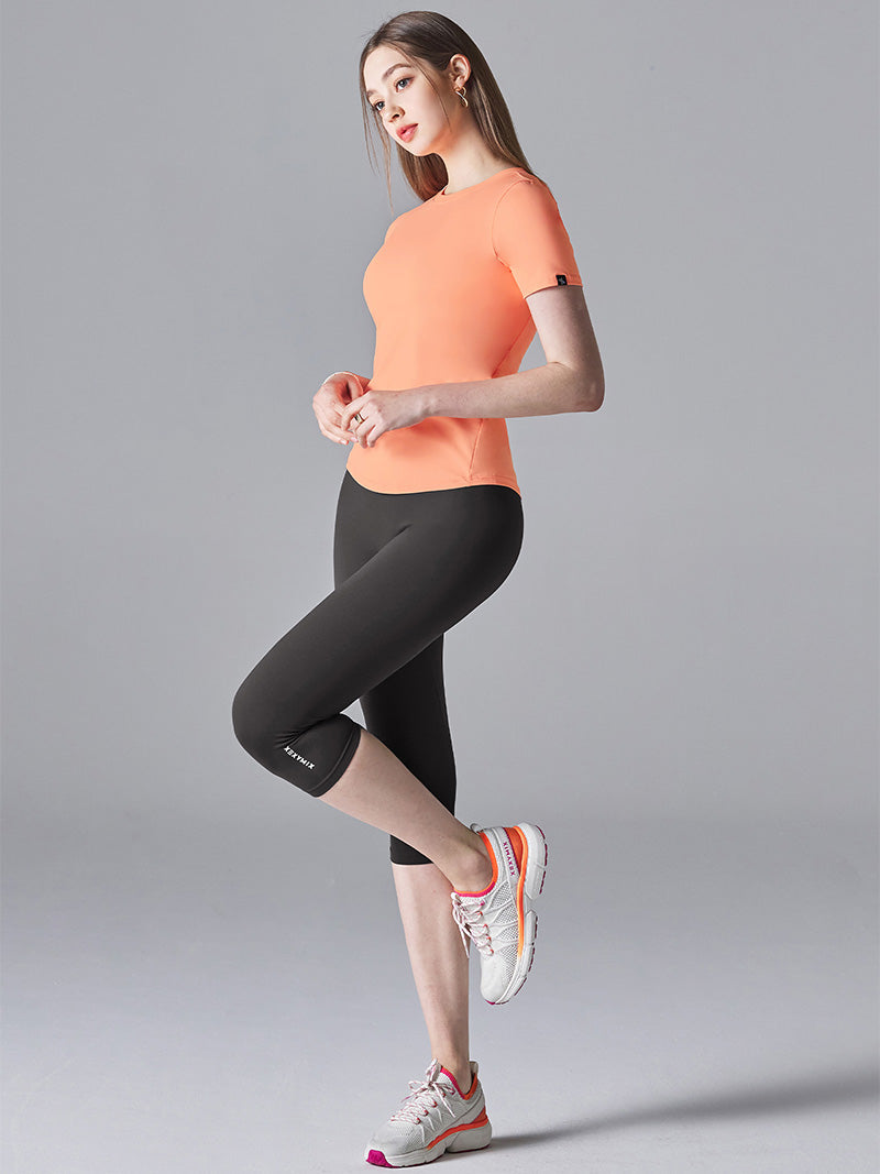 XWFMG01H2 BLACK LABEL シグネチャー300N 6.5分丈 レギンス