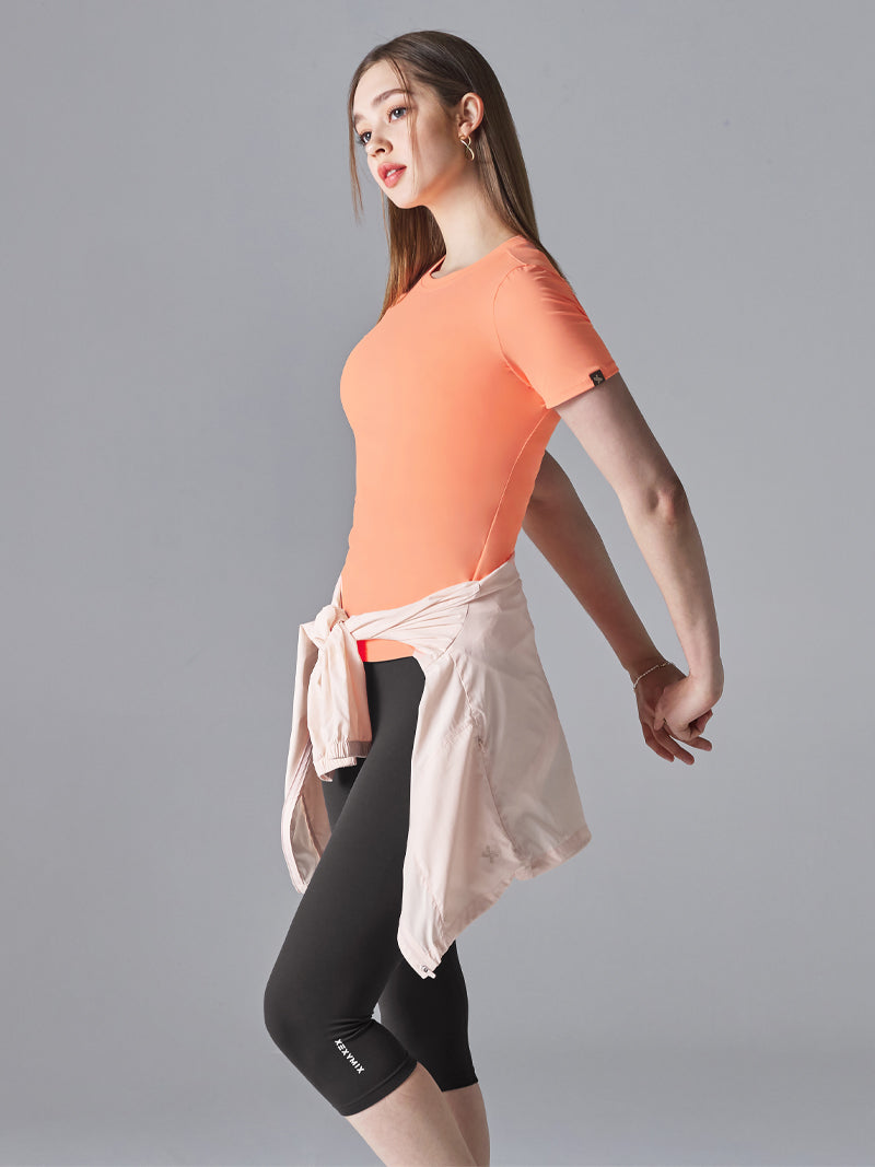 XWFMG01H2 BLACK LABEL シグネチャー300N 6.5分丈 レギンス