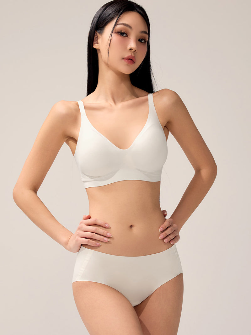 【NEW COLOR】【SET】メロウデイ ホック付き ブラ & ショーツ