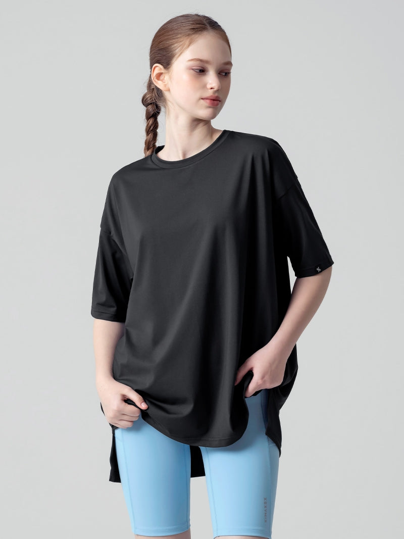 XA5204T リフレクターロゴ入り オーバーフィット 半袖