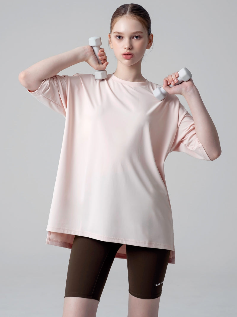 XA5204T リフレクターロゴ入り オーバーフィット 半袖