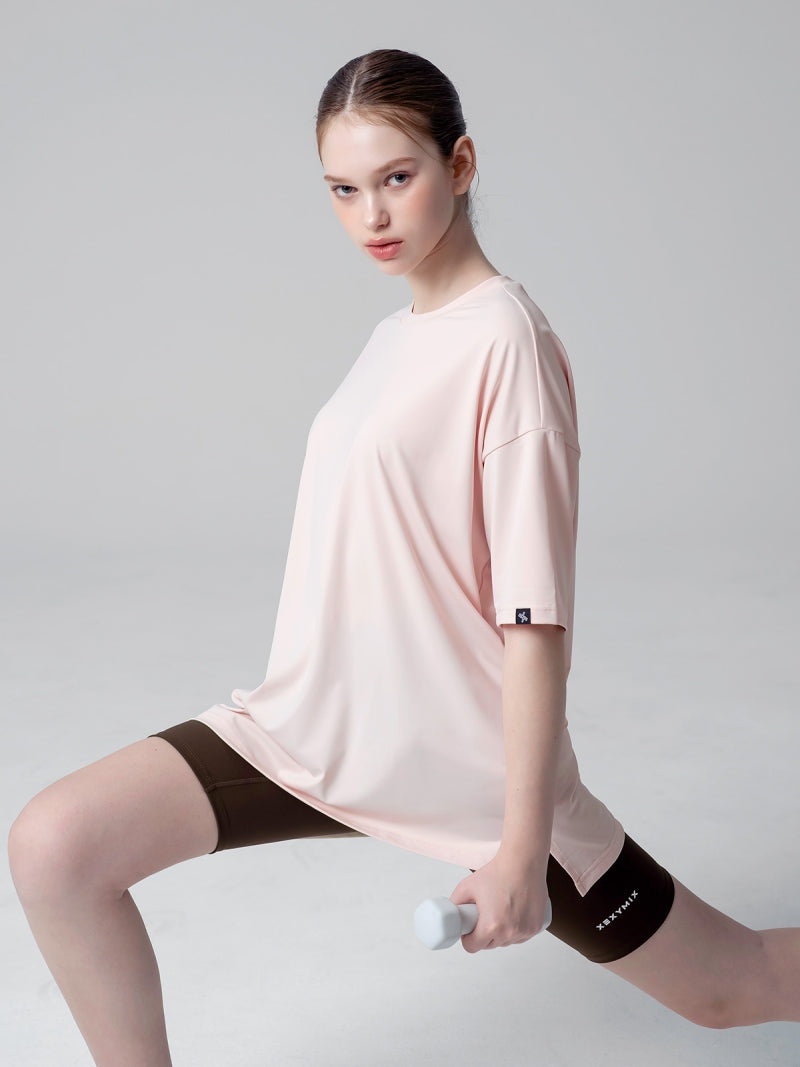 XA5204T リフレクターロゴ入り オーバーフィット 半袖