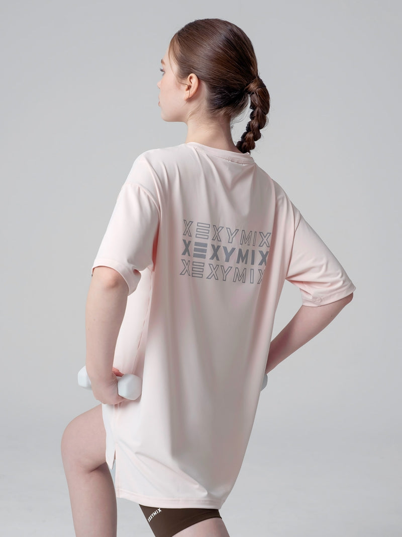 XA5204T リフレクターロゴ入り オーバーフィット 半袖