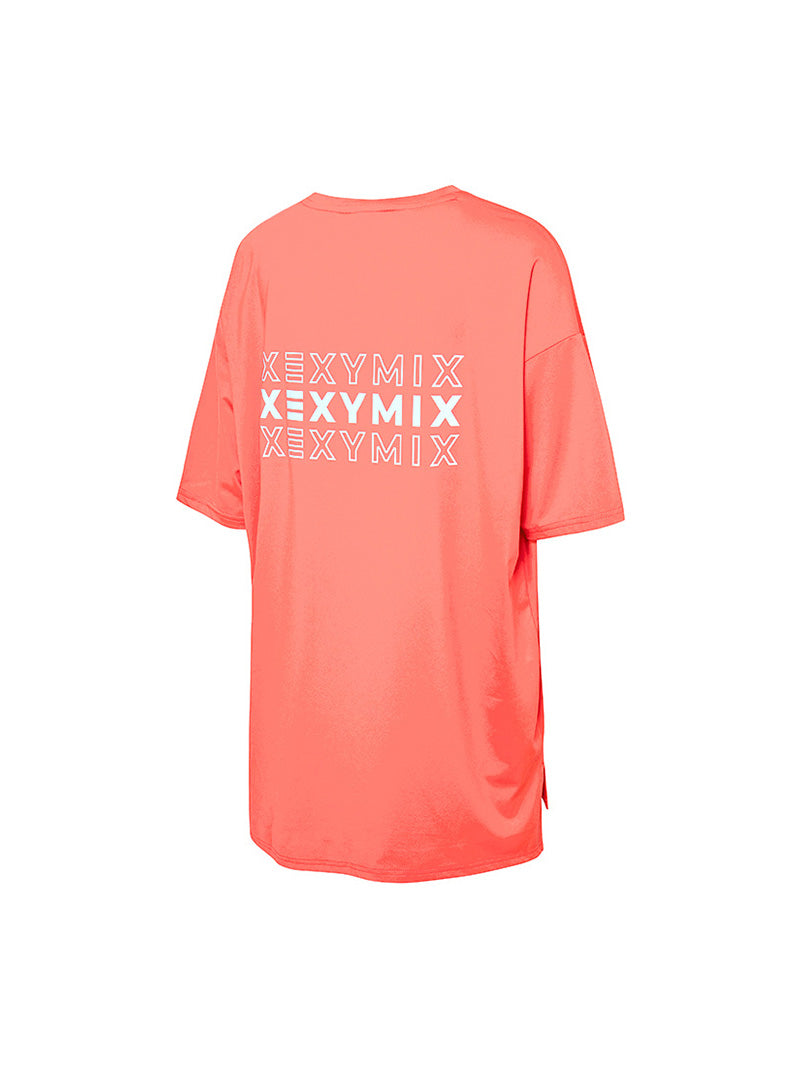 XA5204T リフレクターロゴ入り オーバーフィット 半袖