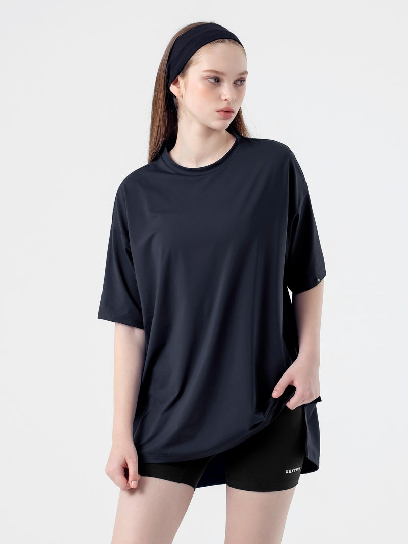 XA5204T リフレクターロゴ入り オーバーフィット 半袖