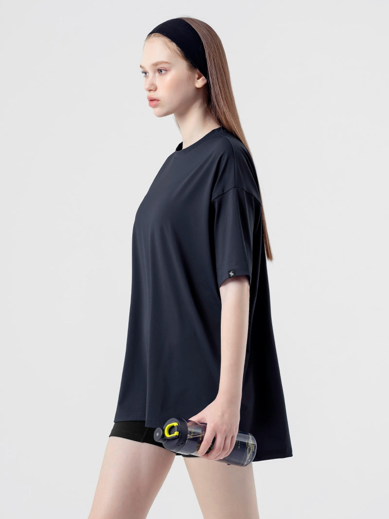 XA5204T リフレクターロゴ入り オーバーフィット 半袖