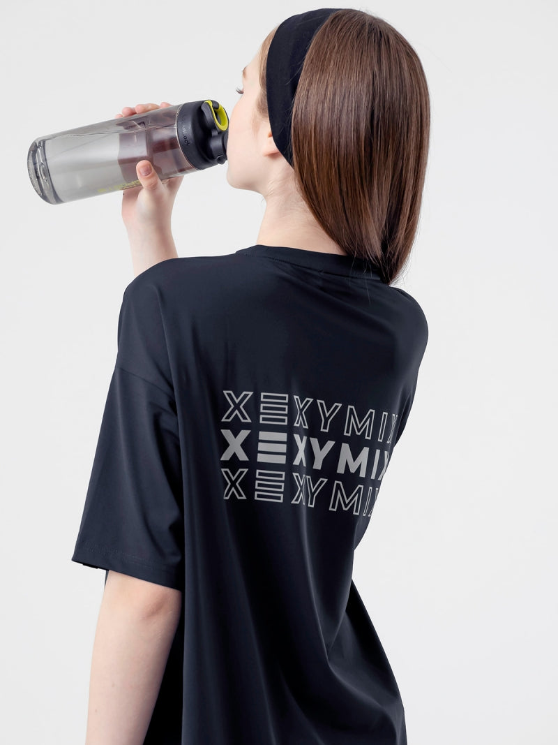 XA5204T リフレクターロゴ入り オーバーフィット 半袖