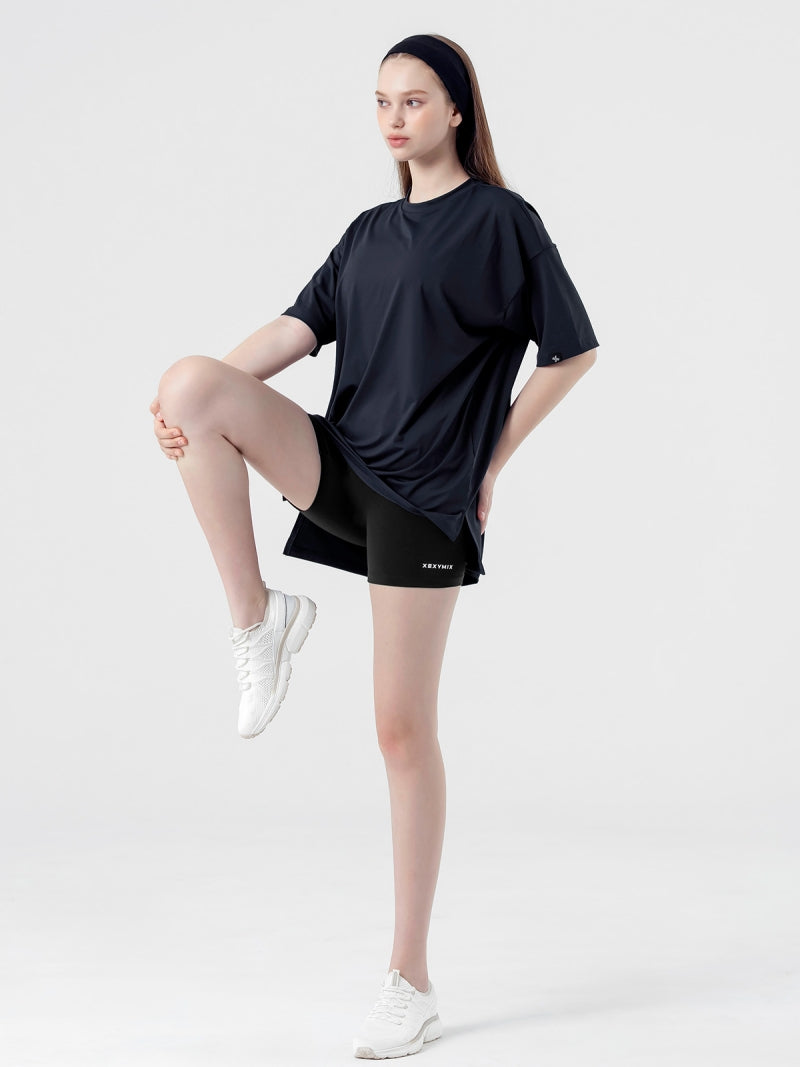 XA5204T リフレクターロゴ入り オーバーフィット 半袖