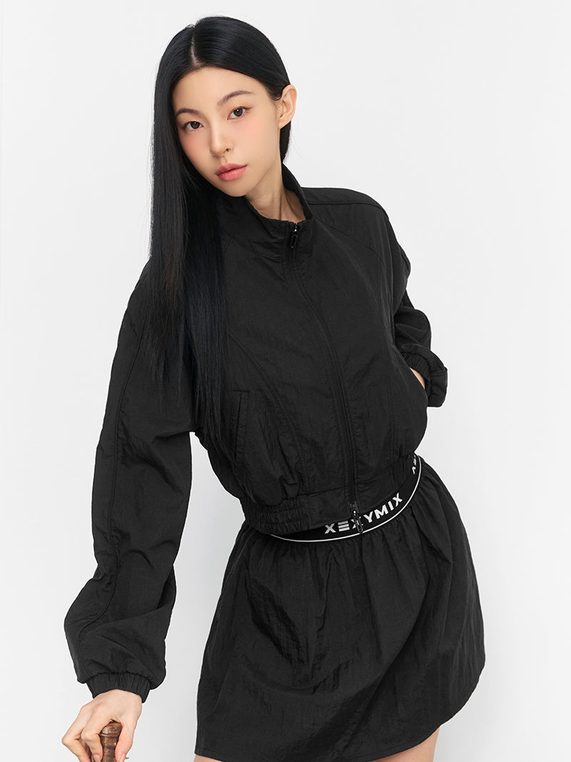 ライトウーブン パイピング クロップド丈 ジャケット (単品)