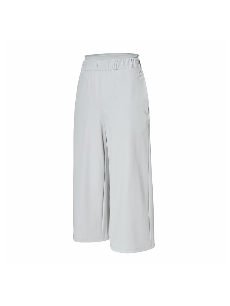ダブルバンディング 8.5分丈 ワイドパンツ