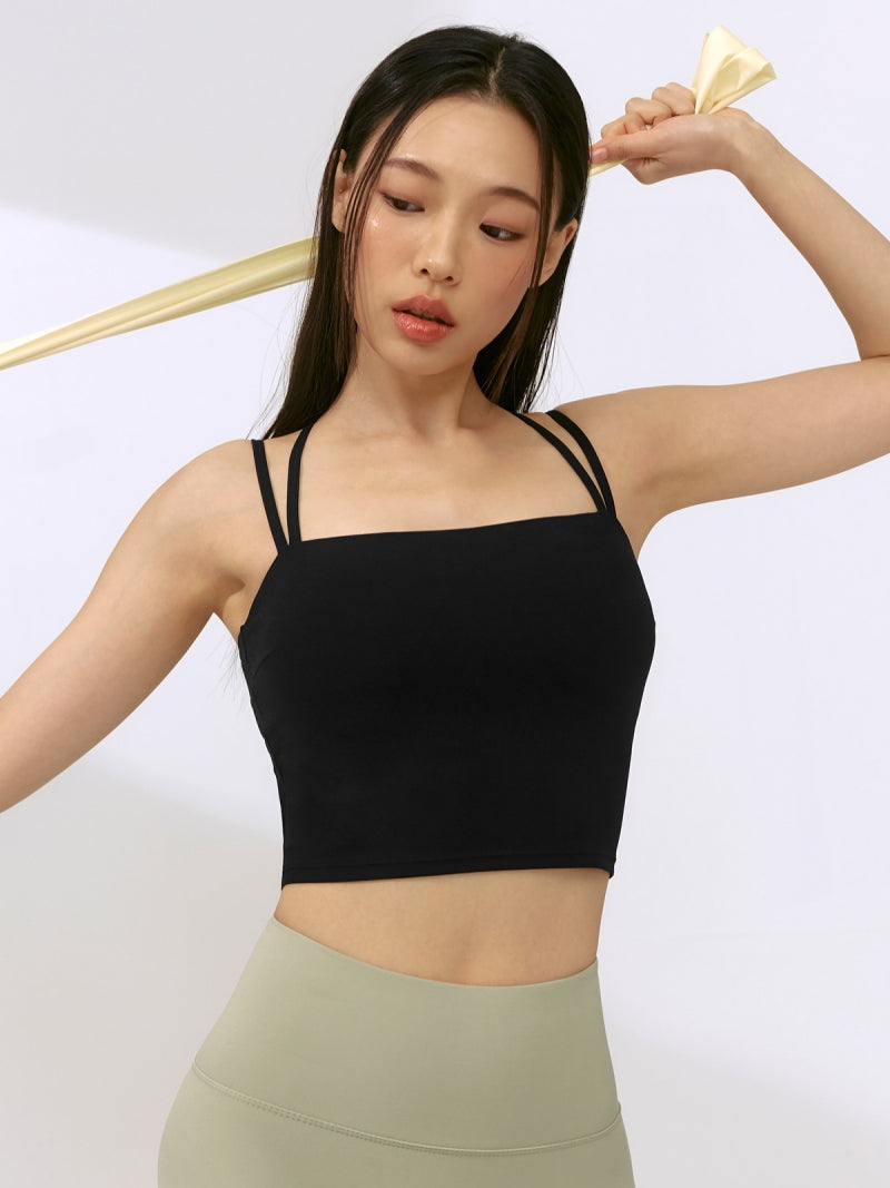 BLACK LABEL シグネチャーパワーライズ ダブルストラップ ブラトップ
