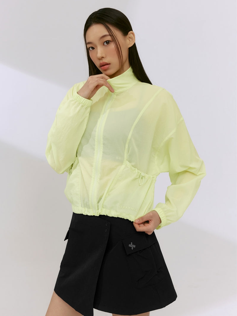 Daikin Orchid キャップ・Tシャツ・ウインドブレーカーセット エアリー ハイネック クロップド丈 ウィンドブレーカー