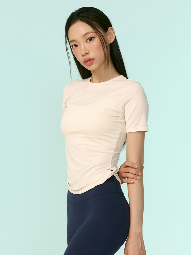 ウェア kiki エアメッシュ サイドツイスト 半袖