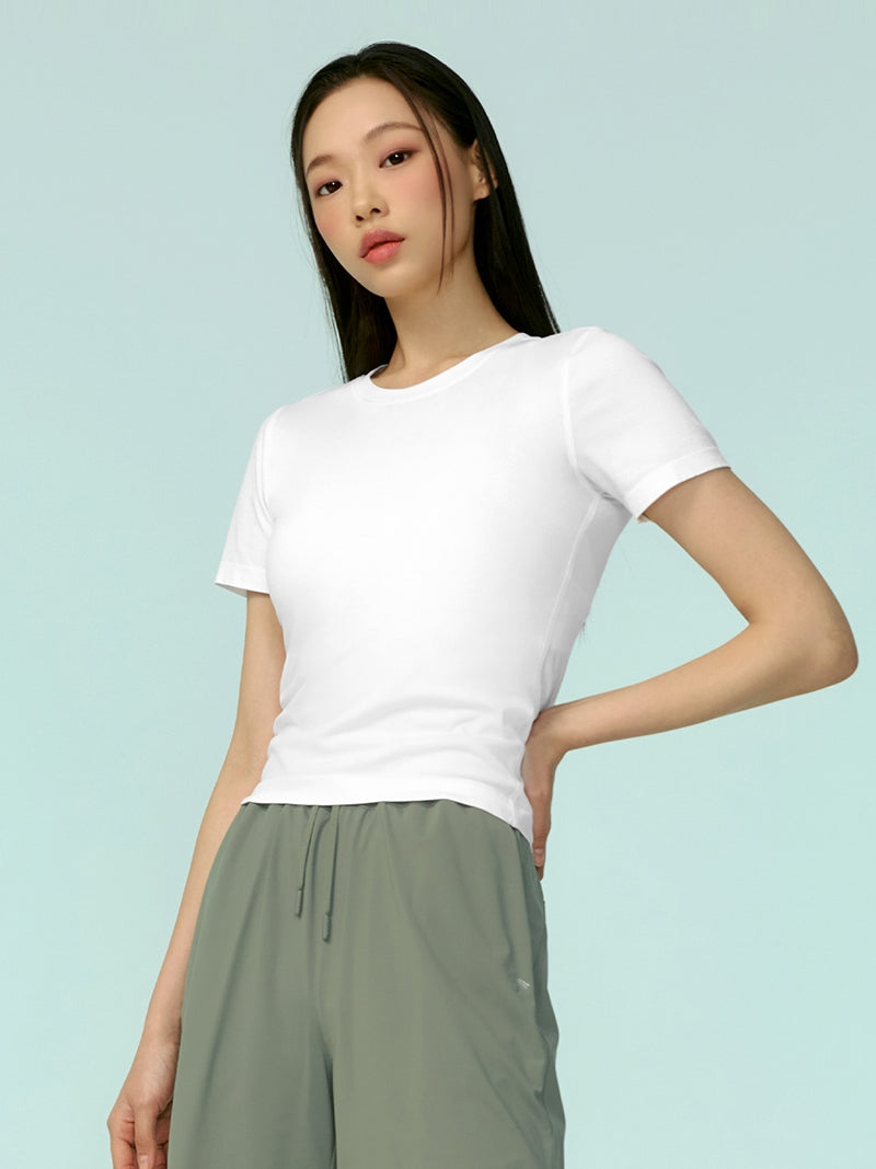 メッシュ シームレス 半袖