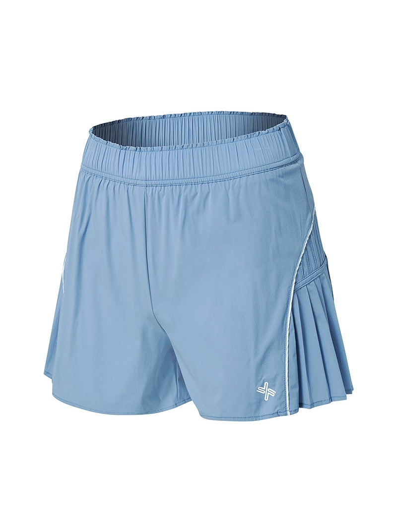 サマーグロウ プリーツ インナー付き ショートパンツ