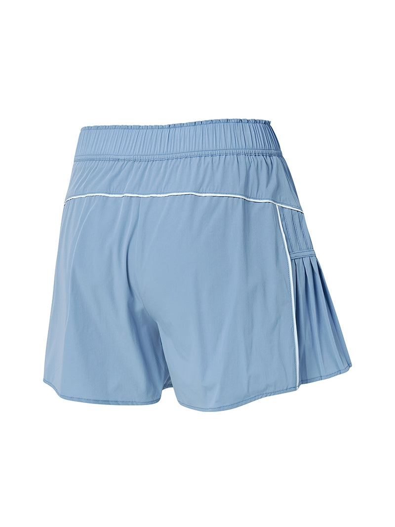 サマーグロウ プリーツ インナー付き ショートパンツ