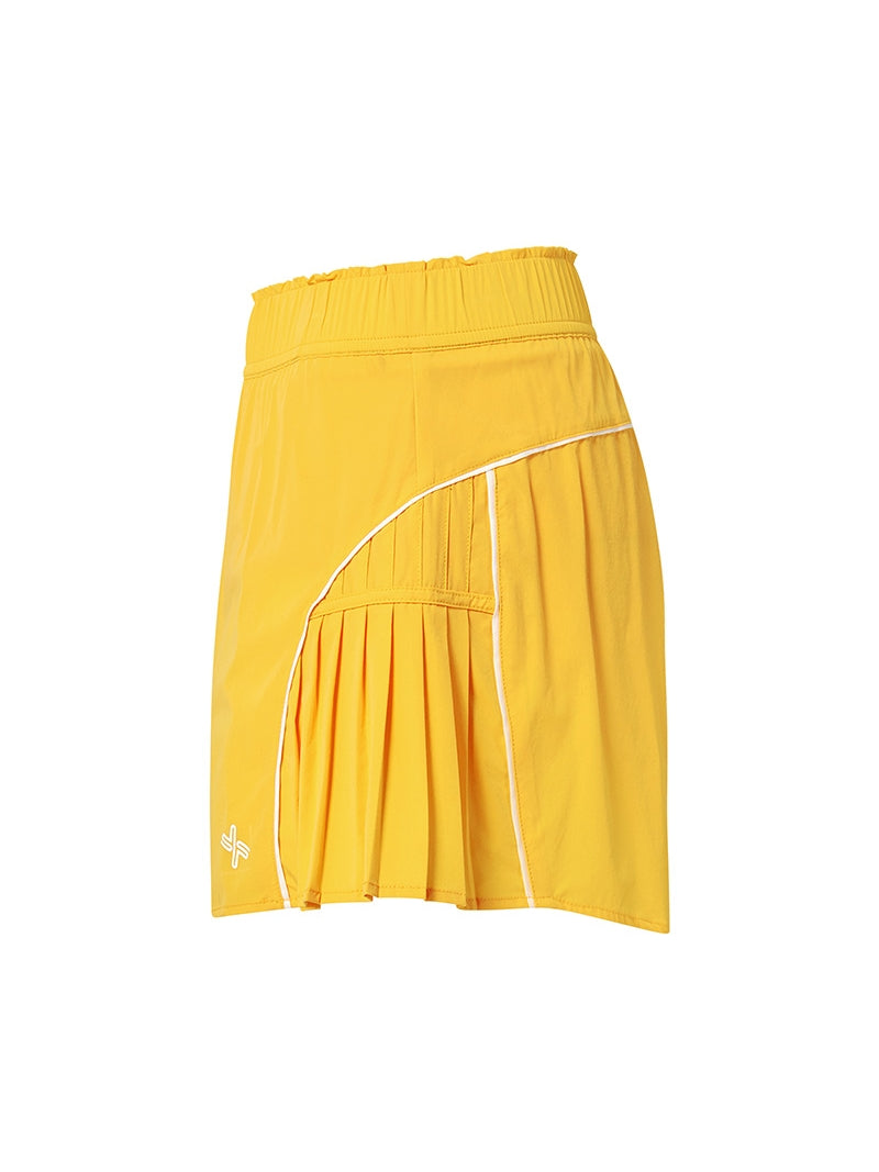 サマーグロウ プリーツ インナー付き ショートパンツ