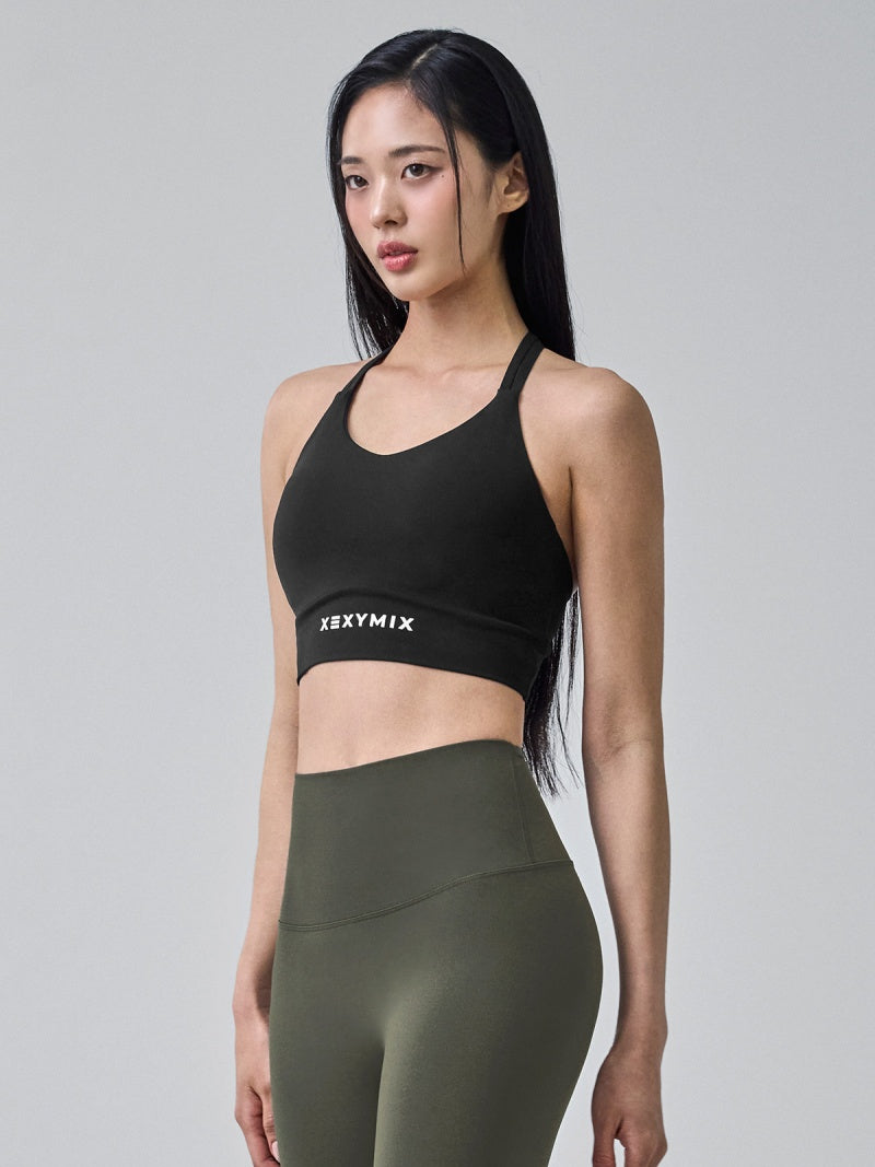 BLACK LABEL シグネチャー パワーライズ ダブル ホルターネック ブラトップ