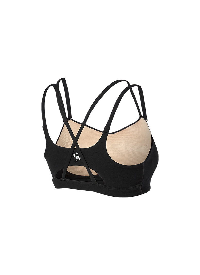 BLACK LABEL シグネチャー パワーライズ パッド一体型 ストラップ ブラトップ