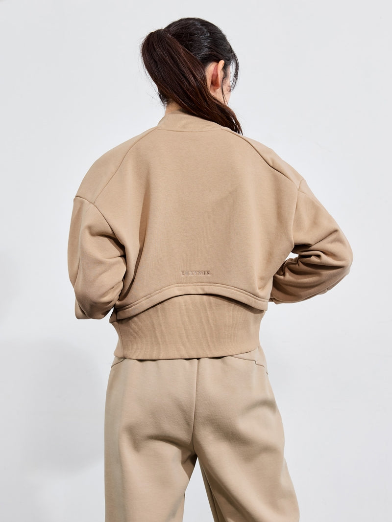 ハイネック 背中カーブライン入り ジャケット (単品)