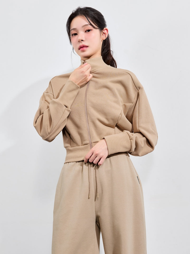 ハイネック 背中カーブライン入り ジャケット (単品)