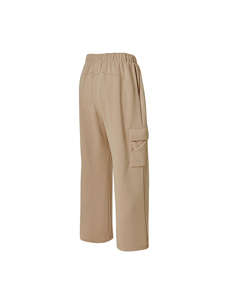 スムース カーゴ ワイドパンツ