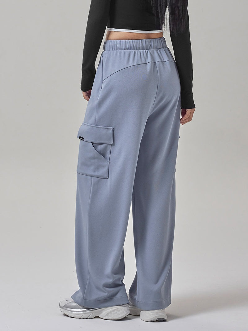 スムース カーゴ ワイドパンツ