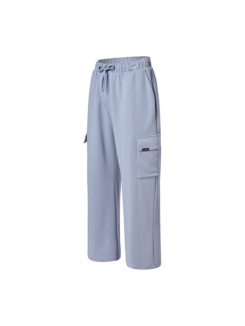 スムース カーゴ ワイドパンツ