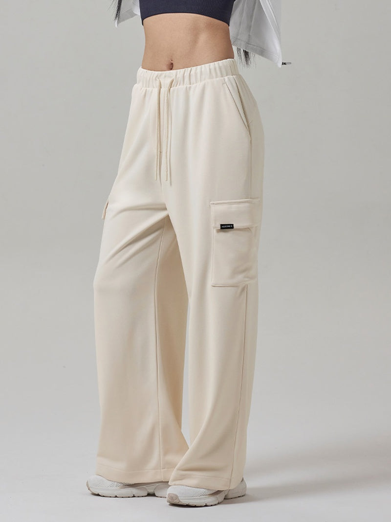 スムース カーゴ ワイドパンツ