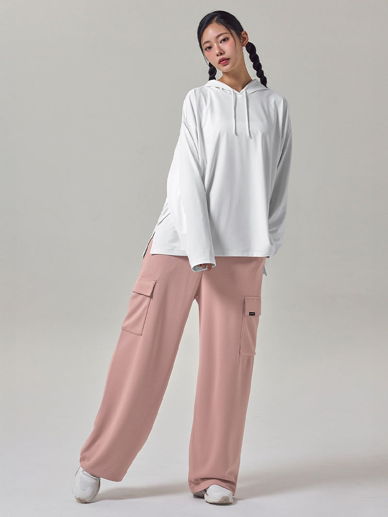 スムース カーゴ ワイドパンツ