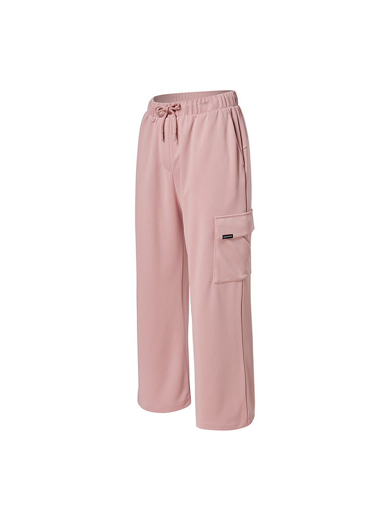 スムース カーゴ ワイドパンツ