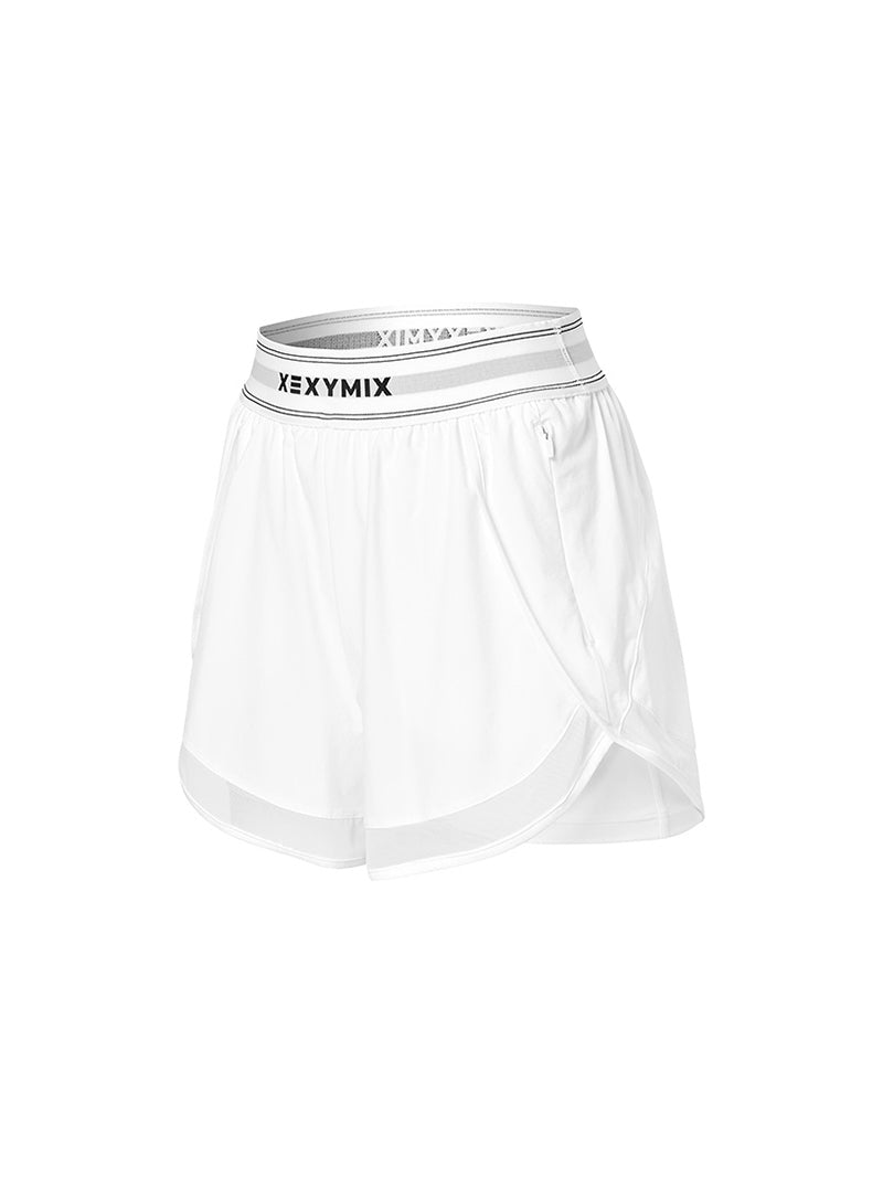 ウーブン ロゴ入りバンド 2in1 ショートパンツ