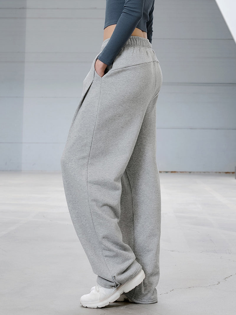 ソフトタッチ タック入り ワイドパンツ (単品)