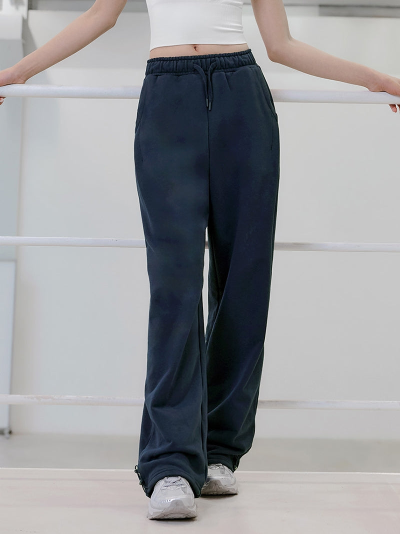 ソフトタッチ タック入り ワイドパンツ (単品)