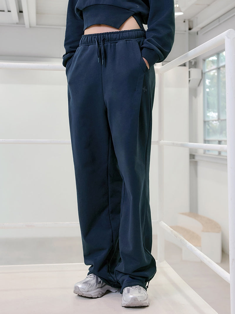 ソフトタッチ タック入り ワイドパンツ (単品)