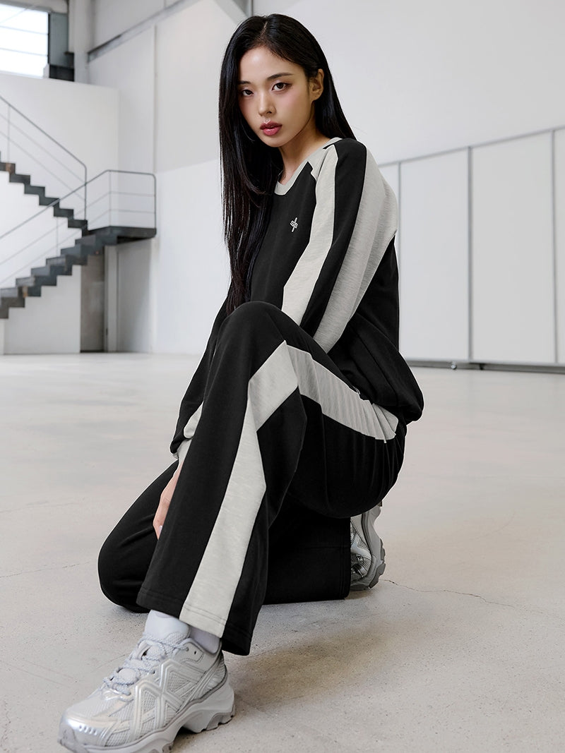 スポーティ トラック ワイドパンツ (単品)