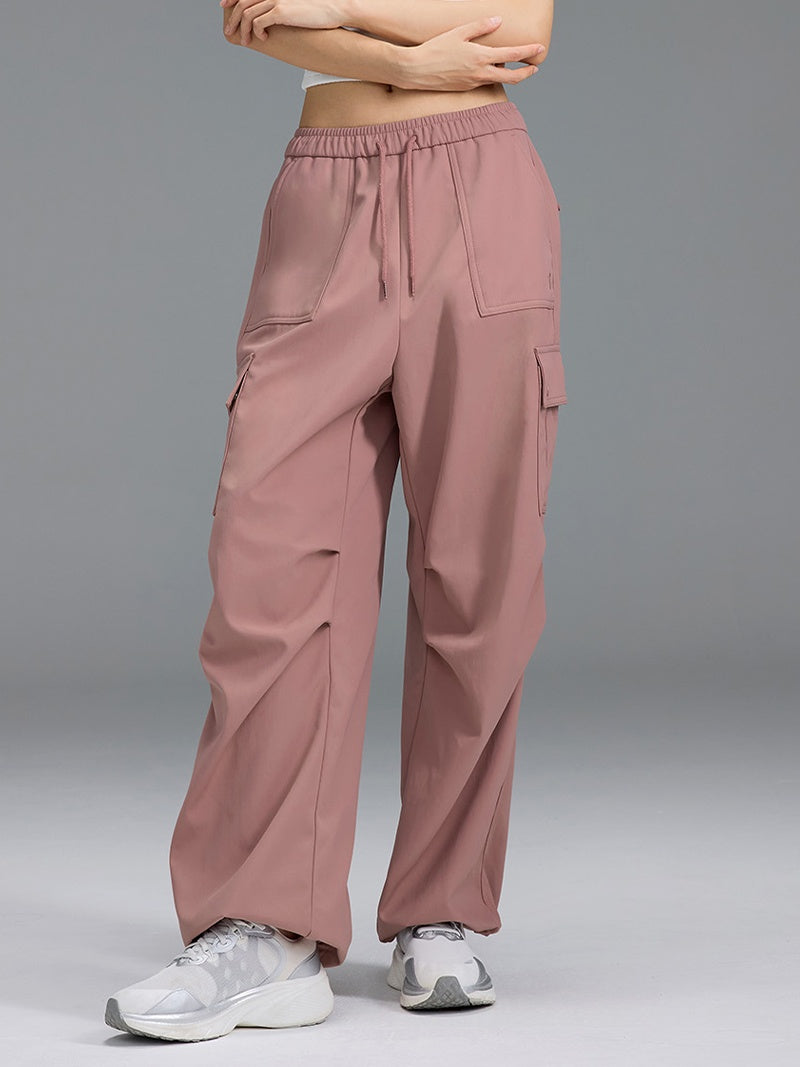 【裏起毛】ウォーム ウーブン カーゴ ワイドパンツ