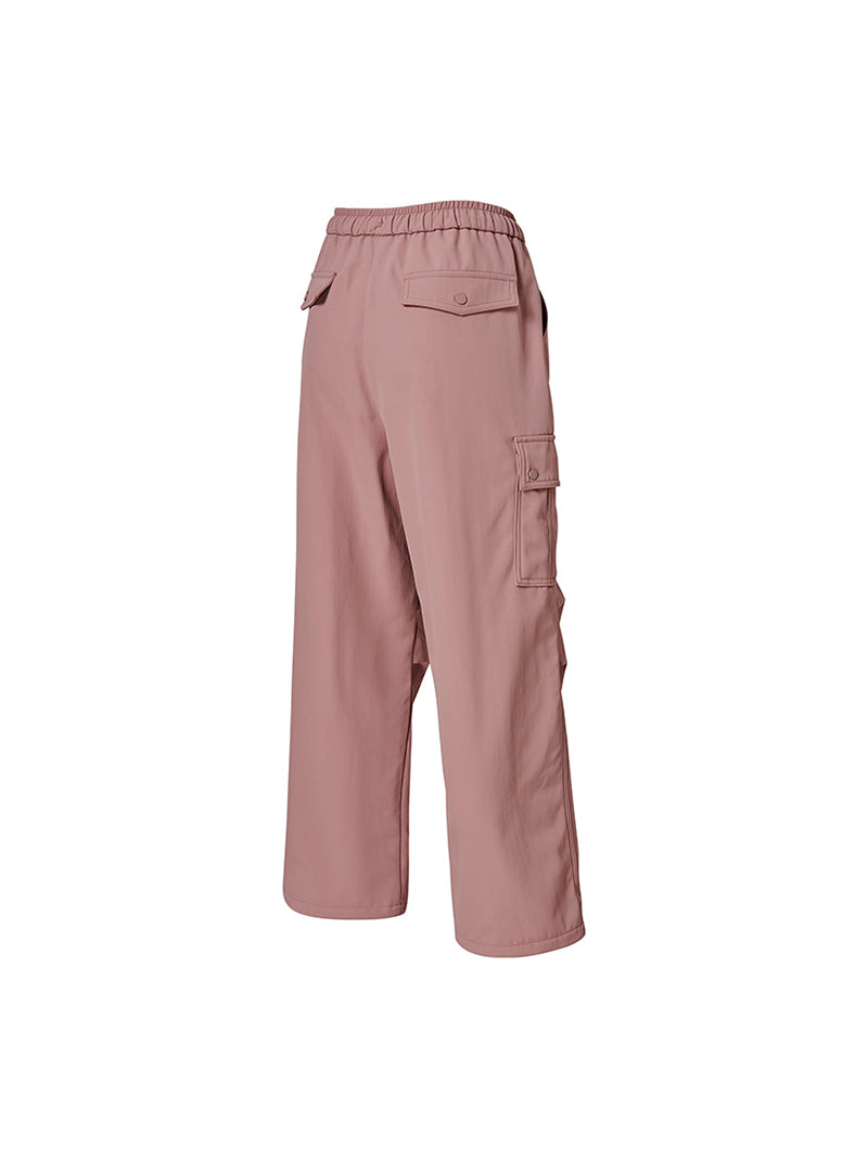 【裏起毛】ウォーム ウーブン カーゴ ワイドパンツ