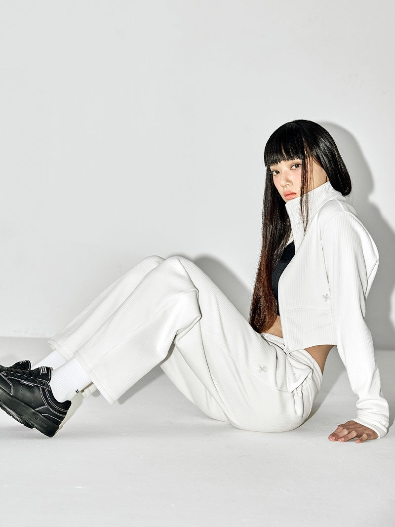 ベロア コーデュロイ ワイドパンツ (単品)