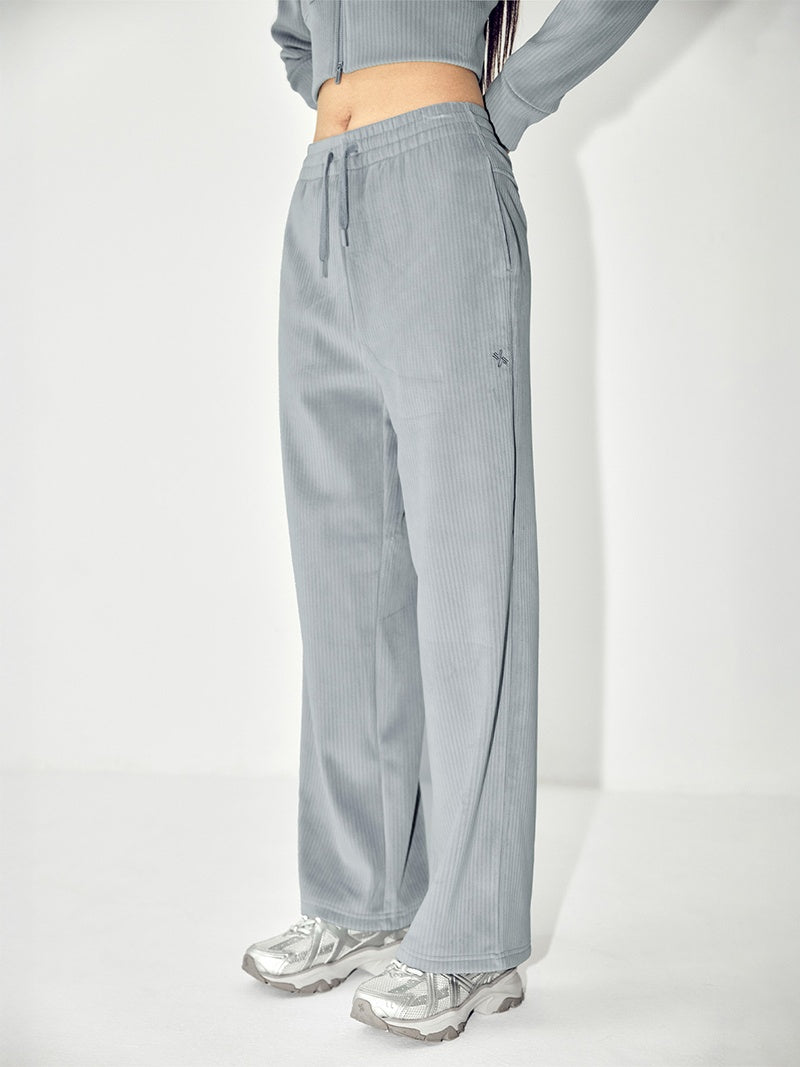 ベロア コーデュロイ ワイドパンツ (単品)