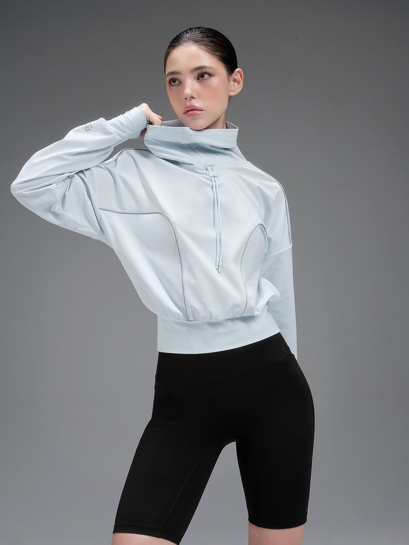 RX ドローコード付き ハイネック 長袖