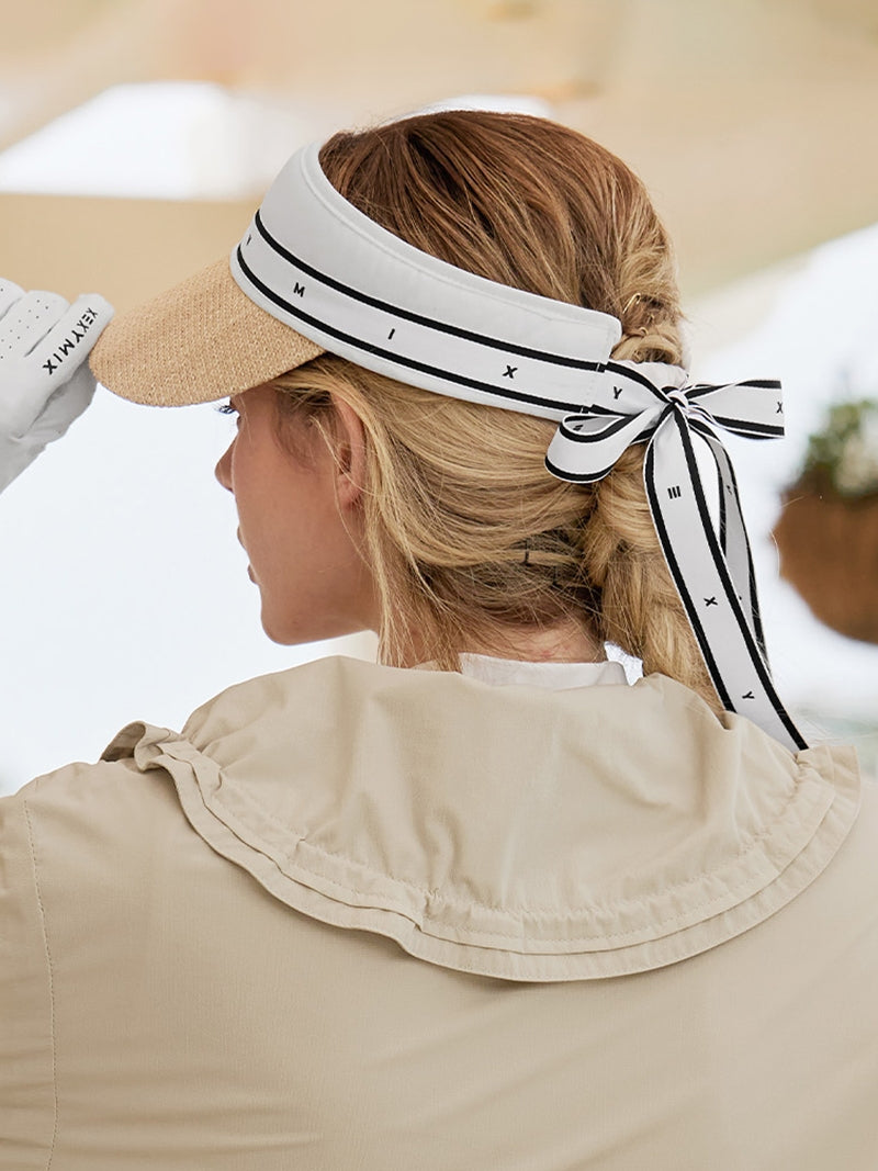 無料配送 ◆ XEXYMIX ◆ Ribbon Slide Visor サンバイザー